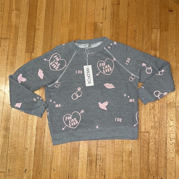 NWT Wildfox For Like Ever sweatshirt - Picture 4 of 14